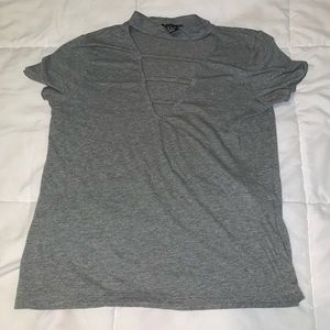 Forever 21 short sleeve top with cross detail